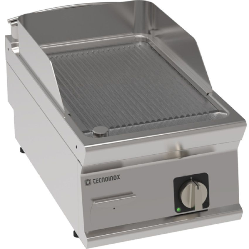 Plaque grill rainurée 400V Tecno74 | TECNOINOX 716212