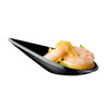 Bol pour apéritif DROP, mélamine, noir, 10,5x5,5x3 cm, 90 ml | APS 85371