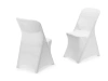 Housse pour chaise de traiteur, blanche, 54x44x84 cm | HENDI 816363