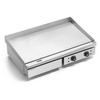 Plaque grill électrique double, lisse, 72,8x40 cm, 4,4 kW | FORGAST FG09102