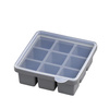 Moule à glaçons en silicone avec couvercle, lot de 2 pièces | APS 36102
