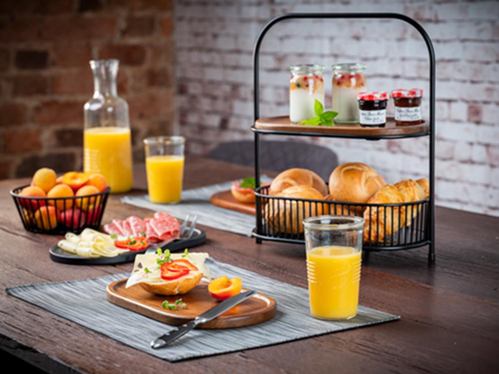Set de table FINO, PVC, noir, 45x33x0.1 cm | APS 60512
