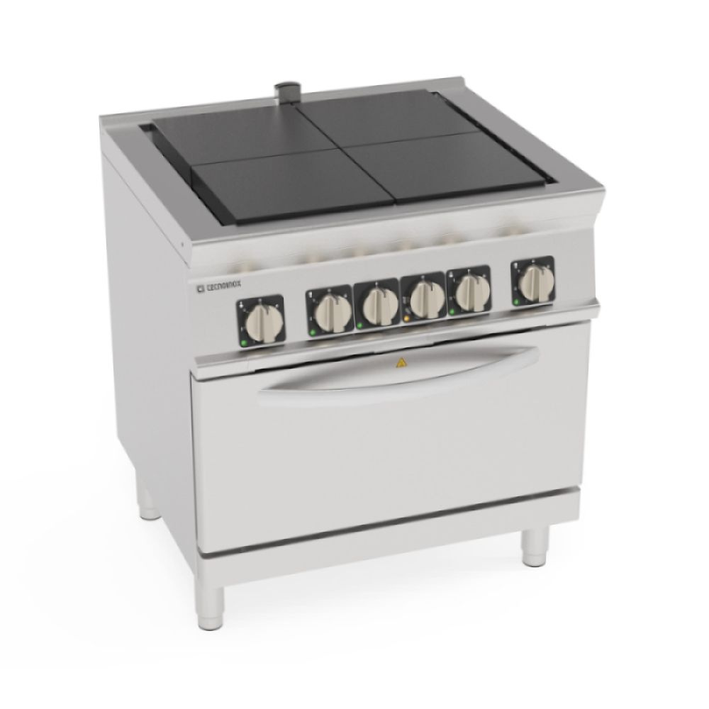 Cuisinière gastronomique électrique 4-plaques | TECNOINOX 716108