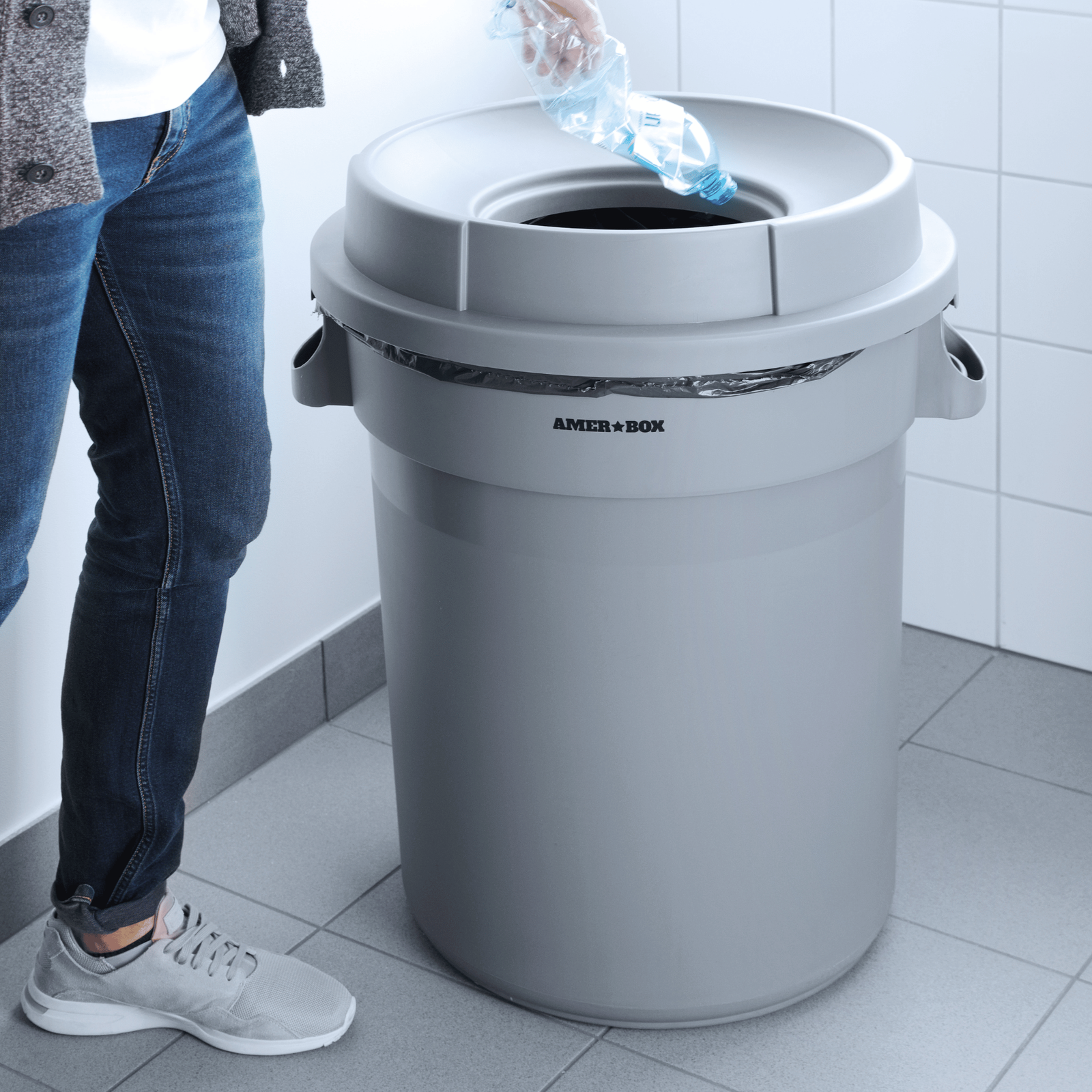 Conteneur poubelle rond Amer Box 120 L | AMERBOX 691038