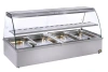 Vitrine chauffante traversante avec humidification, 4 GN 1/1 | ROLLER GRILL BMV 40 I