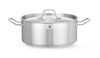 Casserole basse en acier inoxydable - cap. 7,5 L Profi Line | HENDI 830505