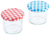Bocaux avec couvercle 120 ml, lot de 12 pièces, hauteur 5,5 cm | CONTACTO 2705/120