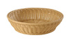 Panier en polypropylène PROFI LINE, rond, beige clair, 37x9 cm | APS 50210