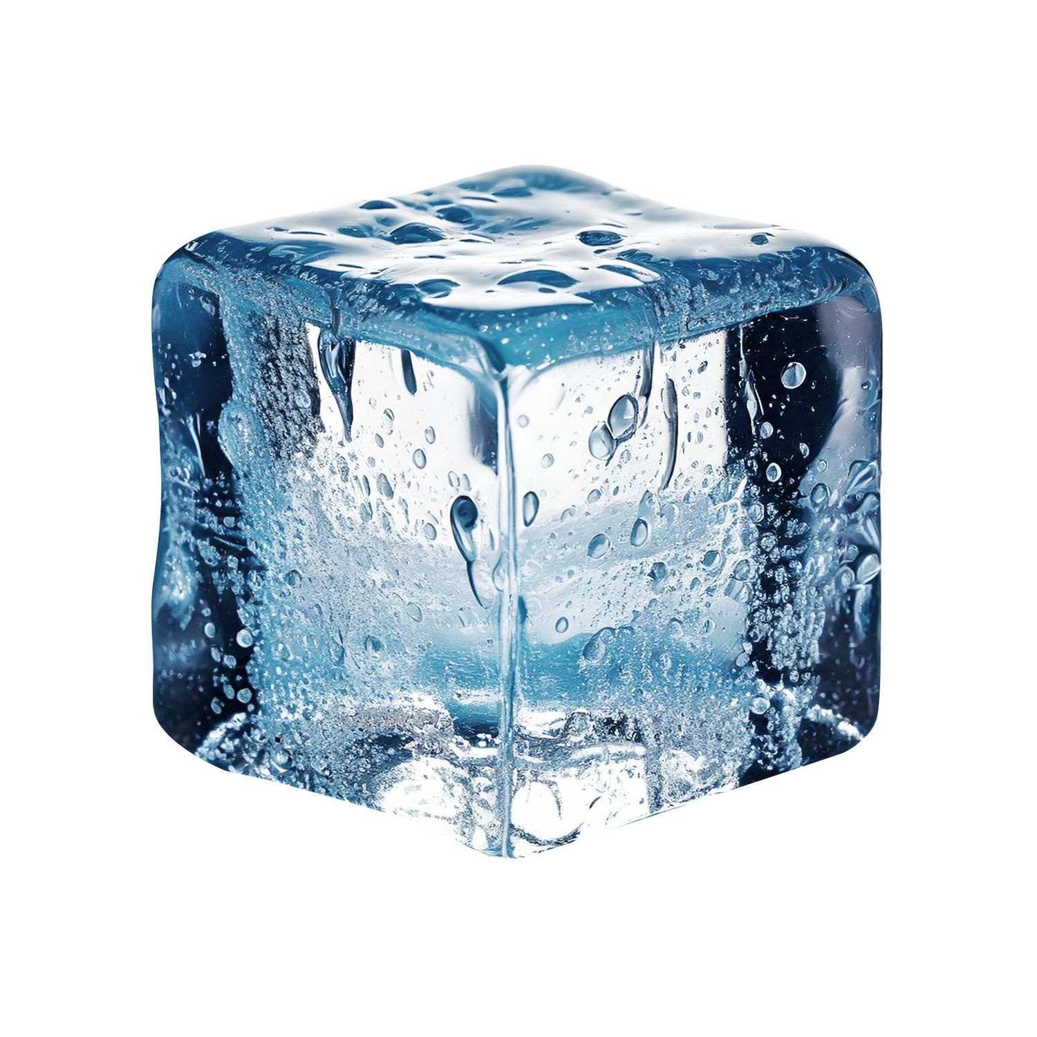 Moule pour mini glaçons avec couvercle, bleu, 21,7x11,4x3 cm | HENDI 679074