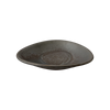 Assiette creuse Delta Cristall hématite 24 cm | KERA CERAMIKA 15.7/C.HEM