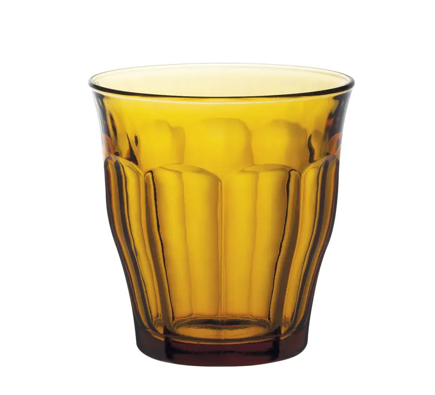Verre PICARDIE AMBRE - 250 ml, 6 pièces | DURALEX 1027DB06D1111