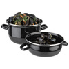Marmite de service pour moules, émaillée, 20x17 cm, 2.6 l | APS 625