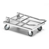 Chariot plateforme pliable en acier inoxydable | FORGAST FG01200