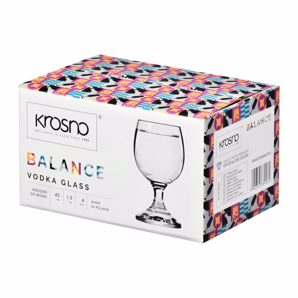 Verre à vodka Balance 40 ml - ensemble de 6 pièces | KROSNO GLASS FKMA230004007010