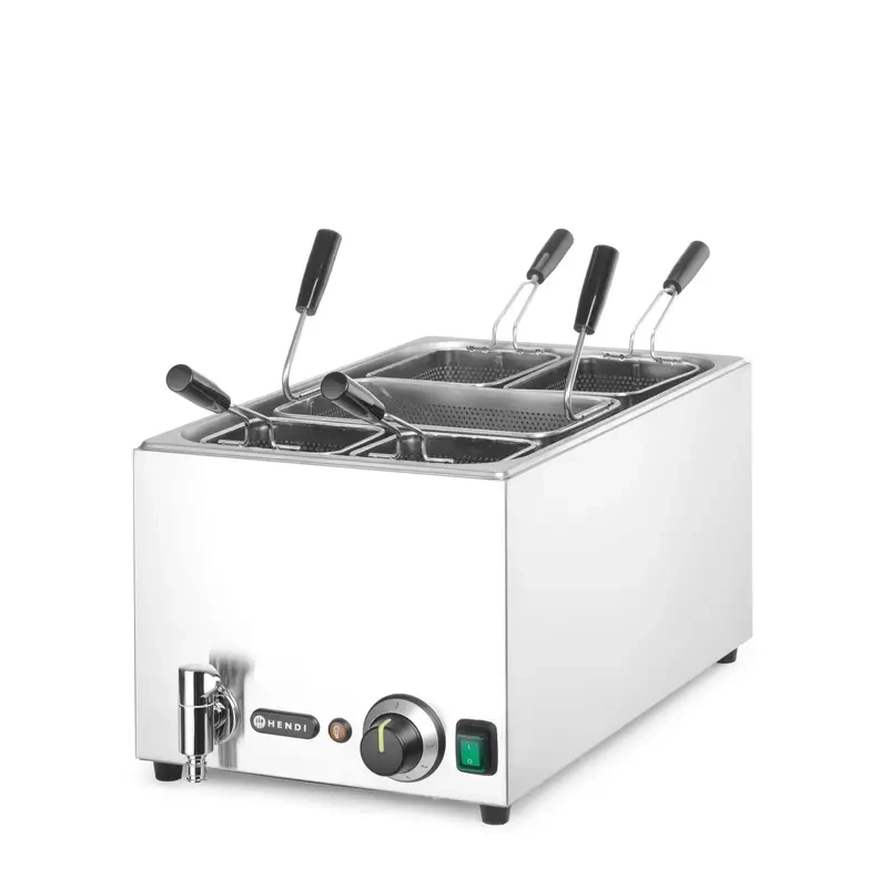 Appareil de cuisson de pâtes 25 L, 230 V/3500 W, 60,1x32,6x27,9 cm | HENDI 240496