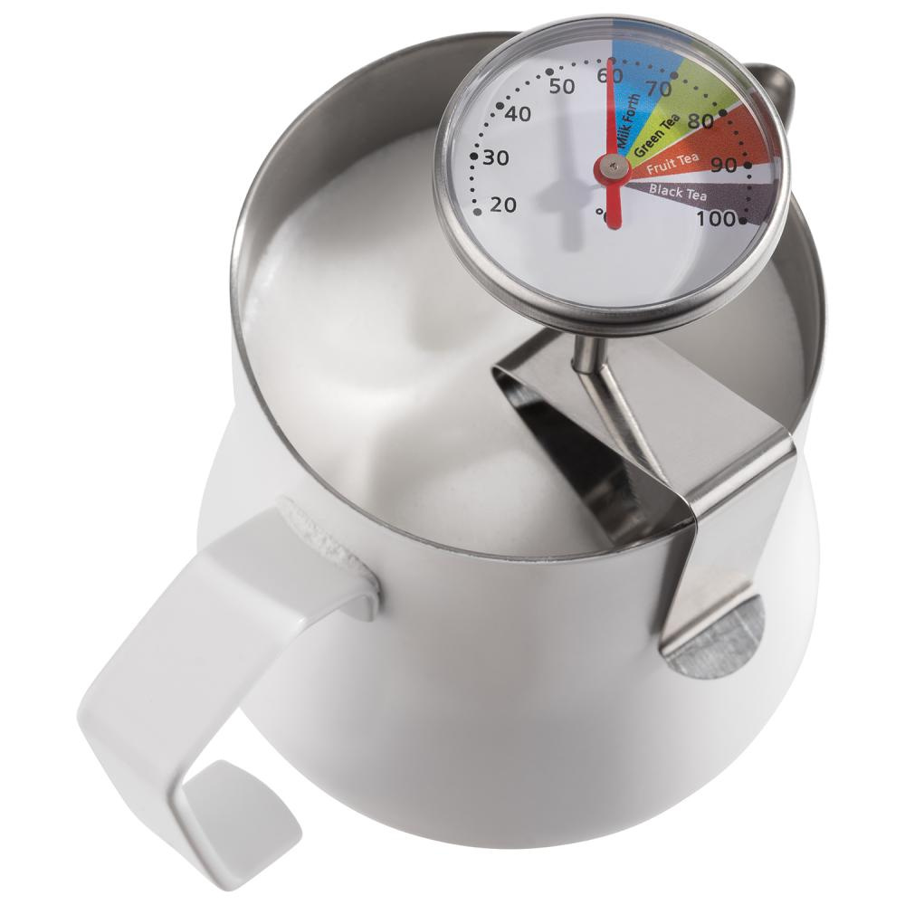 Thermomètre pour lait et thé, avec clip et graduation | APS 10355