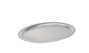 Plateau KAFFEEHAUS ovale, poli, mat, en acier inoxydable, 29x22x0,5 cm | APS 30113