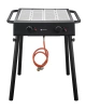 Gril gazowy Xantos Black 9,5kW, 770x710x(H)870mm | HENDI 148631