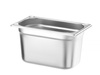 Récipient GN 1/4 prof. 15 cm en acier inoxydable KITCHEN LINE | HENDI 806548
