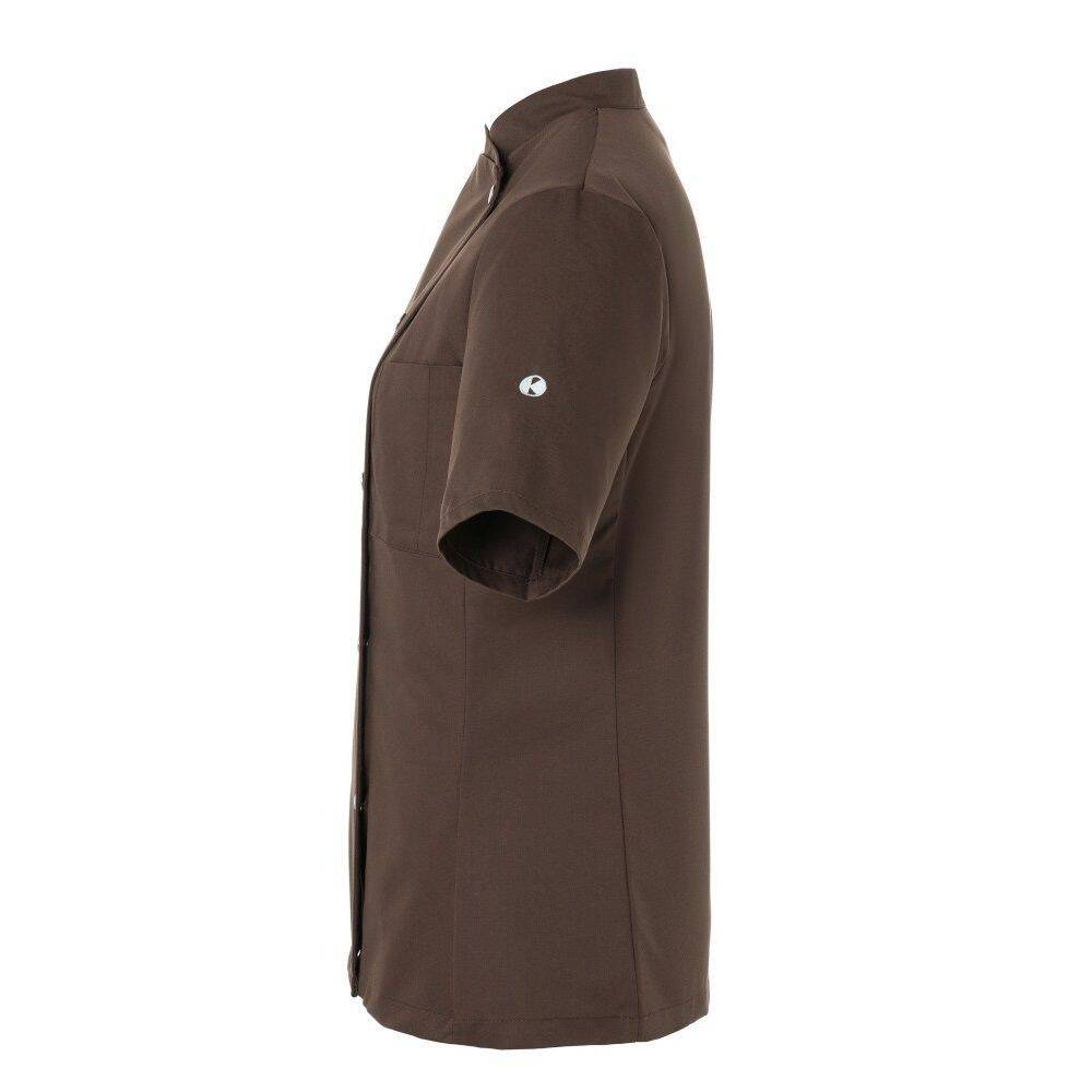Veste de cuisine femme Greta brun clair | KARLOWSKY JF 4-28