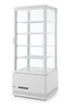 Vitrine réfrigérée 98 l, blanche, LED, dégivrage automatique | HENDI 233665