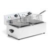 Friteuse électrique, 2 cuves, 2x6 L, 2x3 kW, 230 V | FORGAST FG09026
