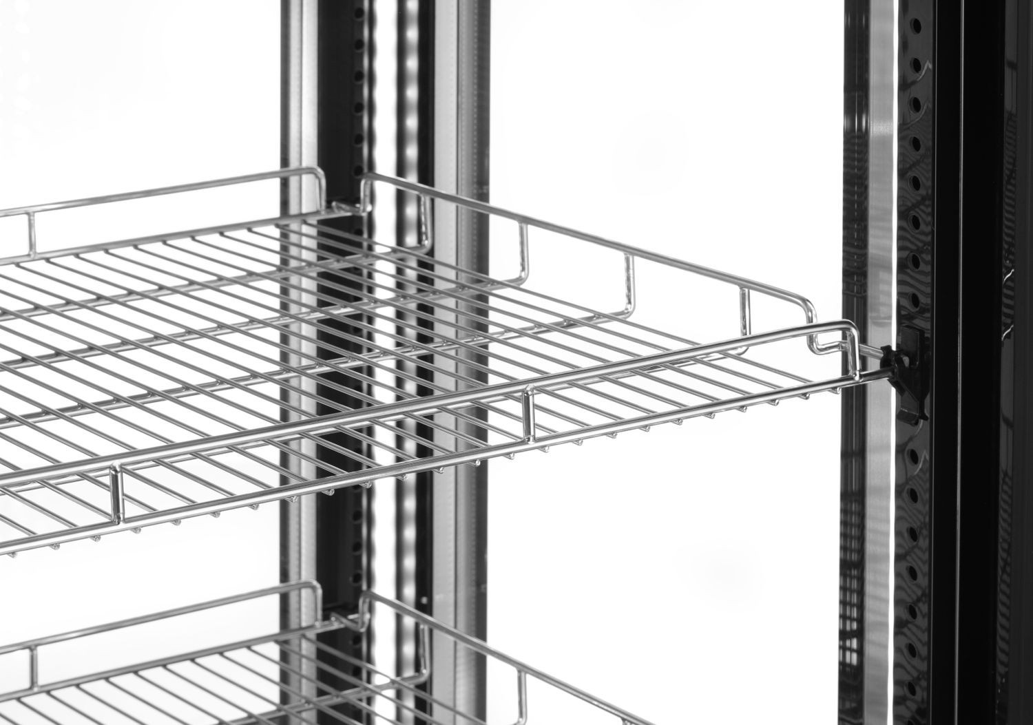 Vitrine réfrigérée 550 l, LED, refroidissement dynamique, 2-6°C | HENDI 233283