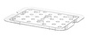 Égouttoir pour bacs GN 1/2 en polycarbonate | HENDI 868546
