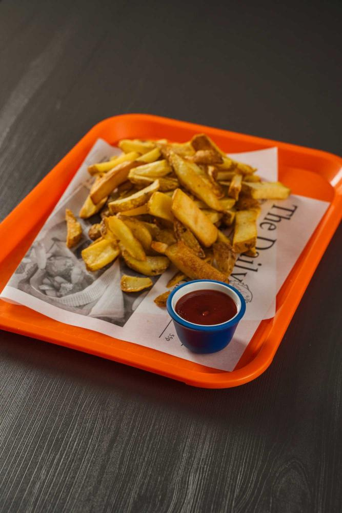 Plateau FAST FOOD orange, 35x27x2 cm | APS 534