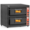 Four à pizza à 2 chambres, 8x30 cm, 8,4 kW, 400 V | FORGAST FG09551