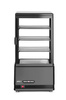 Vitrine réfrigérée 68 l noire, LED, refroidissement dynamique | HENDI 233238