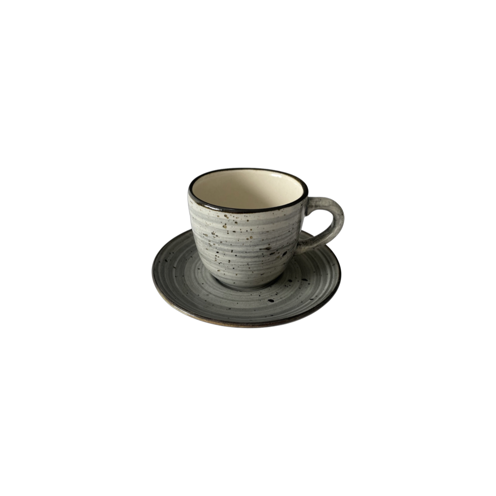 Tasse Bel 200 ml Still Rustic gris | KERA CERAMIKA 2.3.1/F/R.SZ