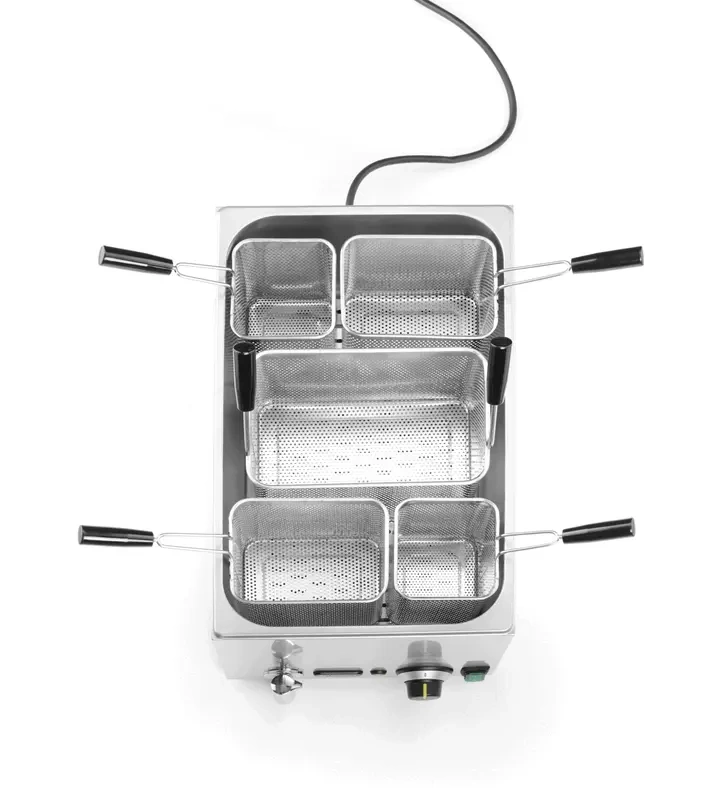 Appareil de cuisson de pâtes 25 L, 230 V/3500 W, 60,1x32,6x27,9 cm | HENDI 240496