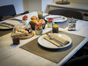 Set de table TIRA, PVC, gris, 45x33x0,1 cm | APS 60524