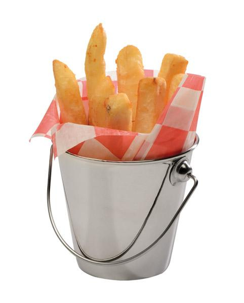 Seau de service SNACKHOLDER, acier inoxydable, 9x8,5 cm, 330 ml | APS 40631