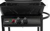 Grill à gaz BAVEN, 2 brûleurs, noir, 5,5 kW | LUND 99657