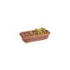 Panier en polypropylène GN LINE, rectangulaire, brun, GN 1/4, 26.5x16.5x6.5 cm | APS 40264