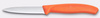 Couteau à légumes et à fruits Swiss Classic, lame dentelée, orange, long. lame 8 cm | VICTORINOX 6.7639.C1