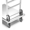 Chariot plateforme pliable en acier inoxydable | FORGAST FG01200