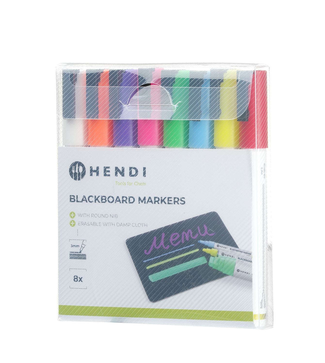 Marqueurs pour tableau - pointe fine | HENDI 664278