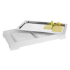 Vitrine buffet avec élément réfrigérant, sans couvercle TOP FRESH GN 1/1, blanc, 58,5x36,5x6 cm | APS 11503
