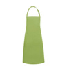 Tablier de cuisine Basic 75 x 90 cm avec poche et boucle citron vert | KARLOWSKY BLS 5-81-Stck