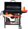 Grill à charbon avec couvercle, grille 71x34,5 cm | LUND 99908