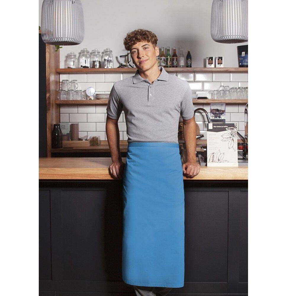 Tablier de serveur bistro basic turquoise | KARLOWSKY BBSS 1-43-Stck