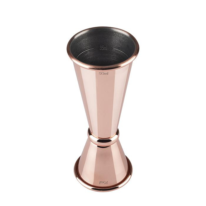 Doseur de bar double face 25-50 ml, couleur cuivre | APS 93165