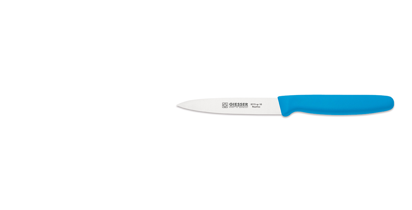 Couteau d’office - 10 cm, bleu clair | GIESSER MESSER 8315 sp 10 hb