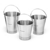 Seau en acier inoxydable avec anneau 12 l | FORGAST FG06112
