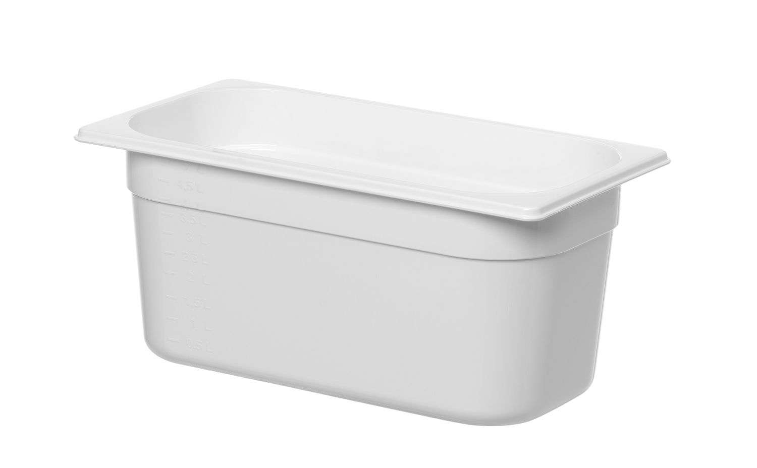 Bac GN 1/3 prof. 15 cm en polycarbonate blanc | HENDI 862568