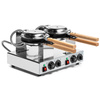 Gaufrier électrique double pour gaufres bubble 2 gaufres, 2,8 kW, 230 V | FORGAST FG09722