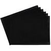 Set de table TIRA, PVC, noir, 45x33x0.1 cm | APS 60012